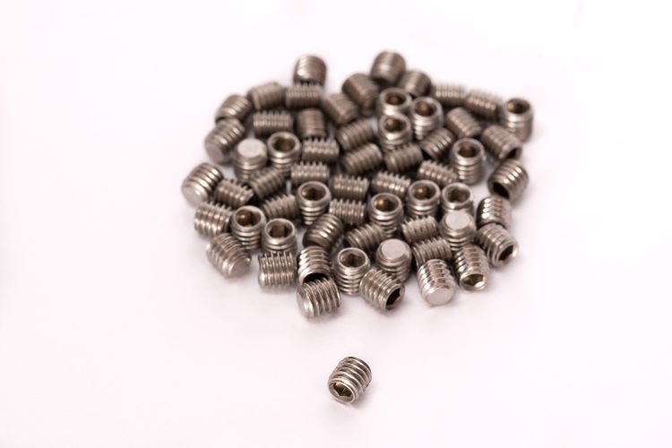 E1A04375 6x Inox Hexagonal Hollow Grains - Image 1